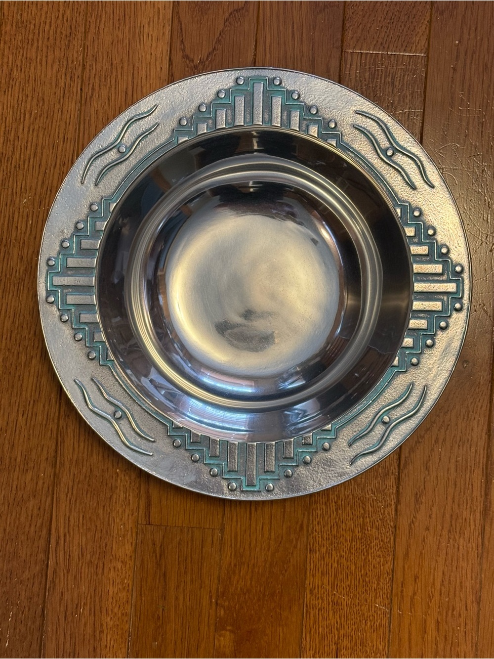 Wilton ARMETALE® MADE IN USA Zia Small Serving Bowl (10.5”) #126224 WA78112096